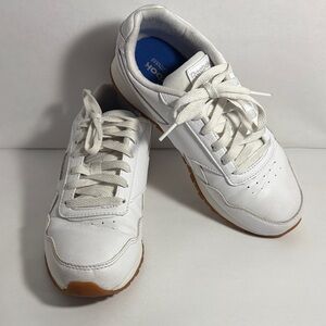 Reebok Classic White Sneakers with Gum Sole